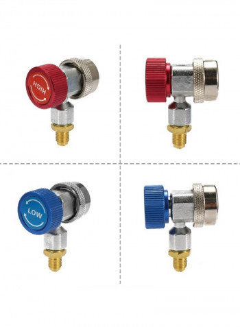 Valve Pressure Gauge Diagnostic Repairing Tool Kit Multicolour 44.5centimeter