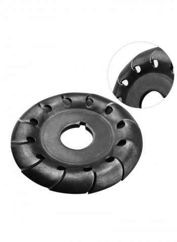 2-Piece Multi-Functional Wood Carving Disc Black