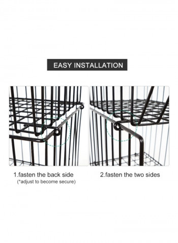 Movable Drying Storage Shelf Coffee 40x27x121centimeter