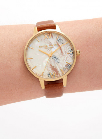 Women's Leather Analog Wrist Watch OB16VM39