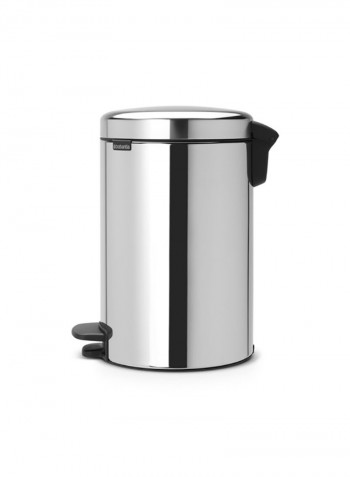 Pedal Bin Brilliant Steel 12L