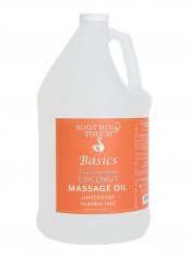 Basics Fractionated Unscented Coconut Massage Oil