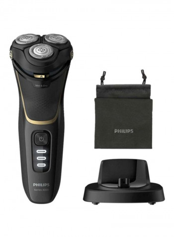 Series 3000 Electric Shaver With Carry Case And Flex Head Black