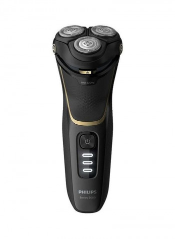 Series 3000 Electric Shaver With Carry Case And Flex Head Black