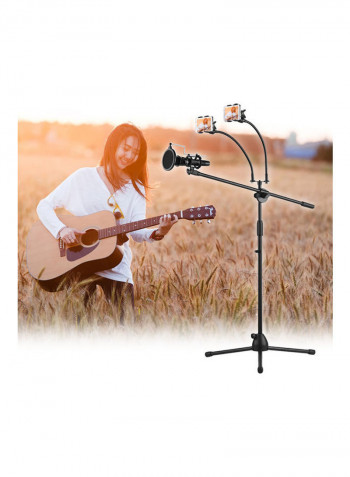 Metal Microphone Floor Stand Tripod