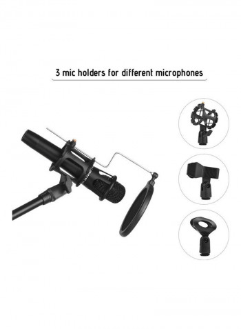 Metal Microphone Floor Stand Tripod