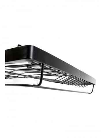 Shelf Dish Drainer Stainless Steel Sink Organizer Black 50.00*13.00*39.00cm