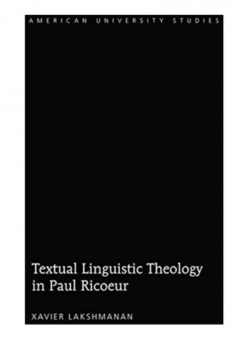 Textual Linguistic Theology In Paul Ricoeur Hardcover