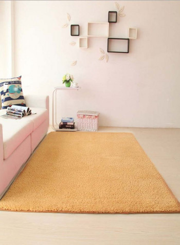 Anti-Skid Living Room Mat Beige 80 x 160centimeter