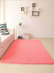 Anti-Skid Living Room Mat Pink 80 x 160centimeter