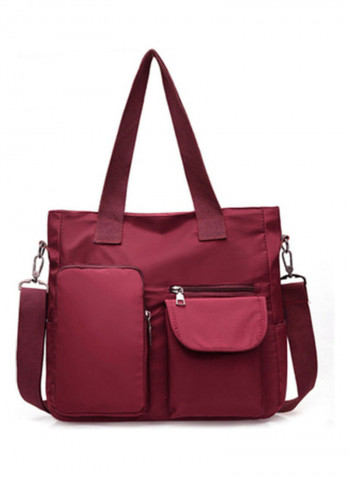 Casual Shoulder Bag Red