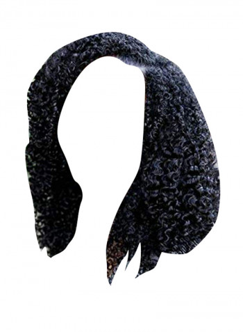 Afro Kinky Curly Clip In Hair Extension Black 12inch