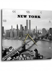 DPP 80338 1 Picture Of 1972 Brooklyn Bridge Wall Clock Multicolour 10x10inch