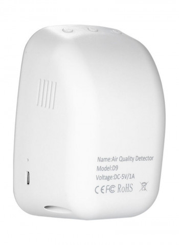 TVOC Tester Air Quality Detector White 17.5cm
