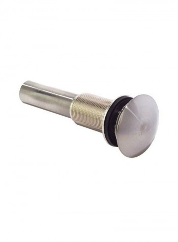 Decorative Non-Closing Drain Umbrella Silver 1.75inch