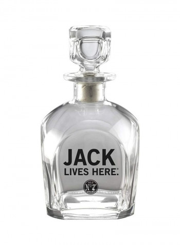 Jack Lives Here Decanter Clear 17.75inch