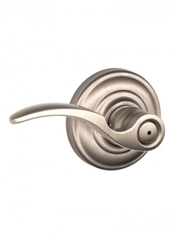 Privacy Lever Silver 6.8x5.7x4inch