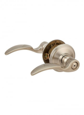 Privacy Lever Silver 6.8x5.7x4inch