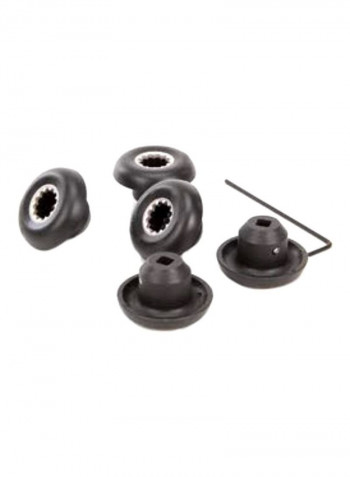 5-Piece Drive Socket Set Black/White 5x5x9inch