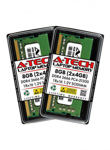 2-Piece Replacement Memory RAM Set 2 x 4GB