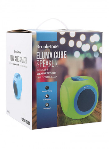 Eluma Cube Speaker Blue