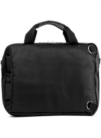 3-In-1 Hybrid Backpack And Messenger Bag For Tablet Black