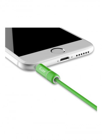 Aux-in Audio Cable 3feet Green