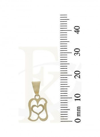 Chain Necklace With Heart Pendant