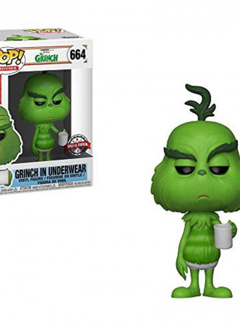 Pop Movies The Grinch In Underwear Collectible Figure 4x7inch