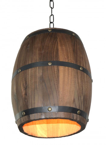 Ceiling Pendant Decoration Lamp Brown 30x25x25centimeter