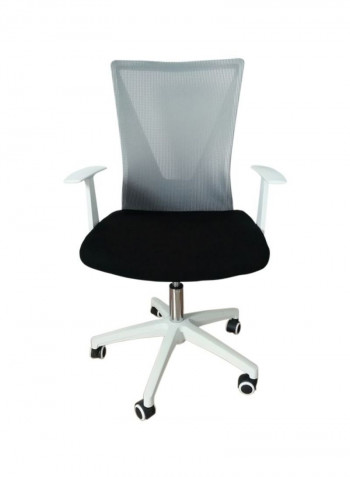 Stella Office Chair Grey / Black/White 66x100x45centimeter