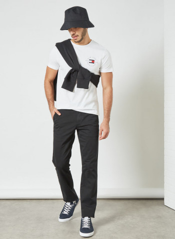 Denton Straight Fit Chinos Black