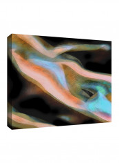 Jazstract Gallery Wrapped Canvas Wall Art Multicolour 14 x 18inch