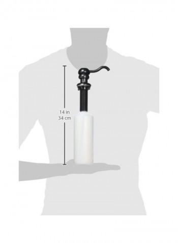 Marielle Soap Dispenser White/Black
