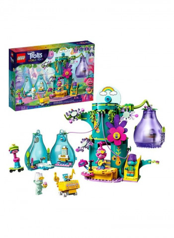 Trolls World Tour Pop Village Celebration Tree House Building Kit 15inch