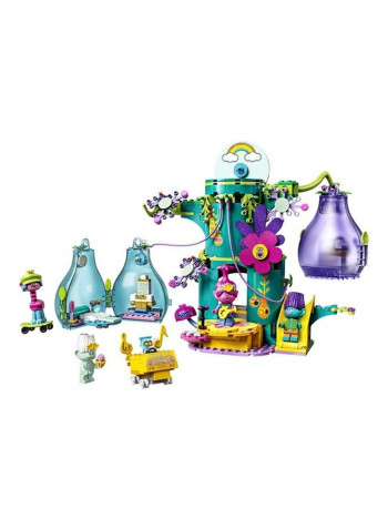 Trolls World Tour Pop Village Celebration Tree House Building Kit 15inch