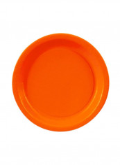 24-Piece Dessert Plates Orange 7x7x1.2inch