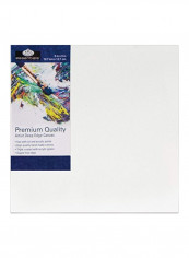 Premium Gallery Style Deep Edge Canvas,5x5 Inch White/Blue