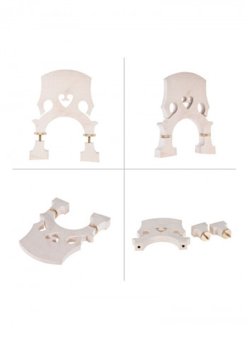 4/4 Size Standard Maple Bridge Replacement Part