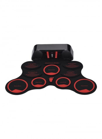 6-Piece Electronic Roll-Up Drum Kit