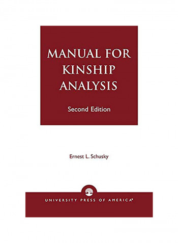 Manual For Kinship Analysis Paperback