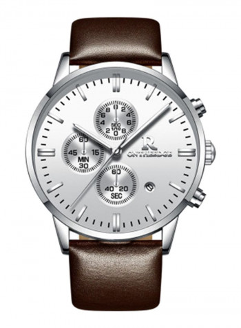 Men's Business Pin Buckle Calendar Quartz Watch NNSB03701381