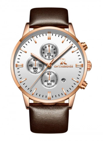 Men's Business Pin Buckle Calendar Quartz Watch NNSB03701383
