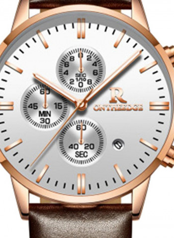 Men's Business Pin Buckle Calendar Quartz Watch NNSB03701383