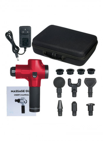 Electric Fascia Gun Muscle Relaxation Relaxant 30 Adjustable Variable Speed Massager With Power Display Multicolor 35.5cm