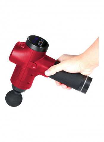 Electric Fascia Gun Muscle Relaxation Relaxant 30 Adjustable Variable Speed Massager With Power Display Multicolor 35.5cm