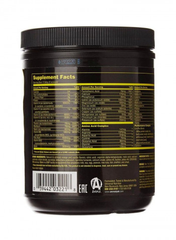 Pak Powder Dietary Supplement - Orange