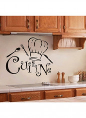 Kitchen Wall Stickers Black 60x90cm