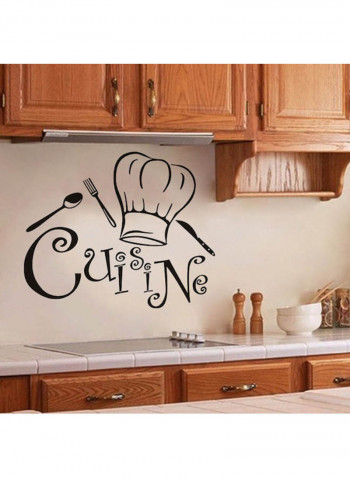 Kitchen Wall Stickers Black 60x90cm