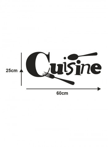 Kitchen Wall Stickers Black 60x90cm
